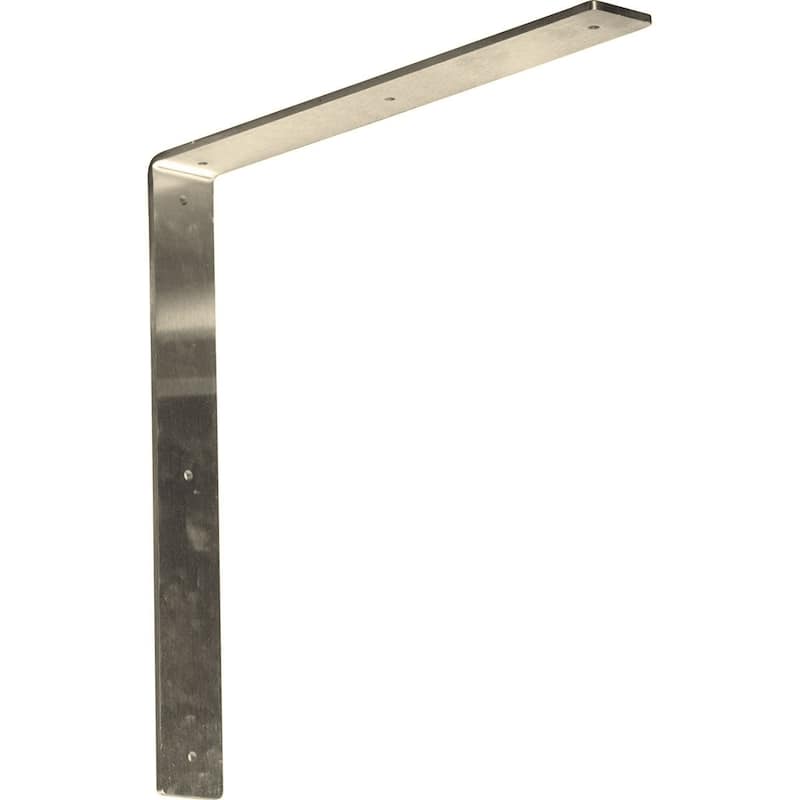 Hamilton Steel Bracket - 2"W x 16"D x 16"H - Stainless Steel