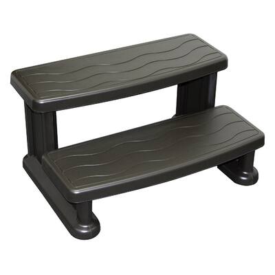 Grey Step for Round & Square Hot Tubs