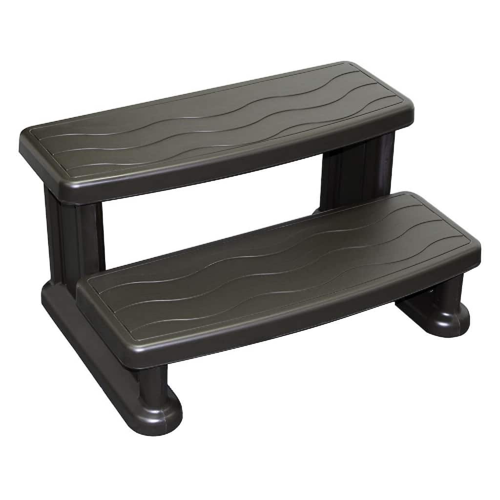 Grey Step for Round & Square Hot Tubs