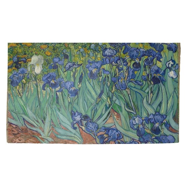 Vincent Van Gogh Irises Dobby Rug