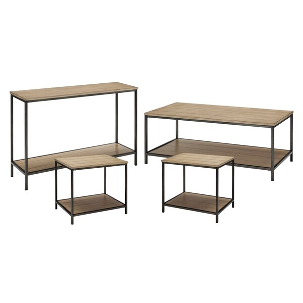 Brooke 4-Piece Set (1 Console, 1 Coffee, 2 End Tables)