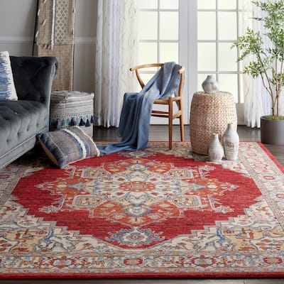 Nourison Majestic Medallion Area Rug