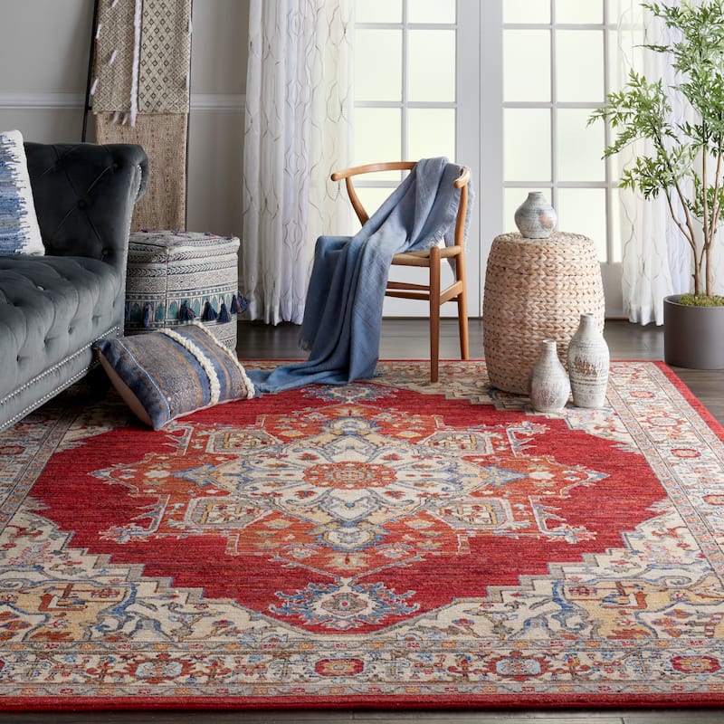 Nourison Majestic Medallion Area Rug