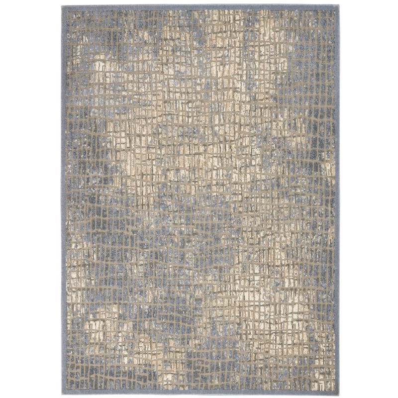 Sahara Artistic Area Rug - 3'10" x 5'10" - Blue/Grey - Runner/Rectangle