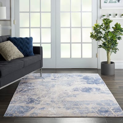 Nourison Sleek Textures Overdyed Area Rug