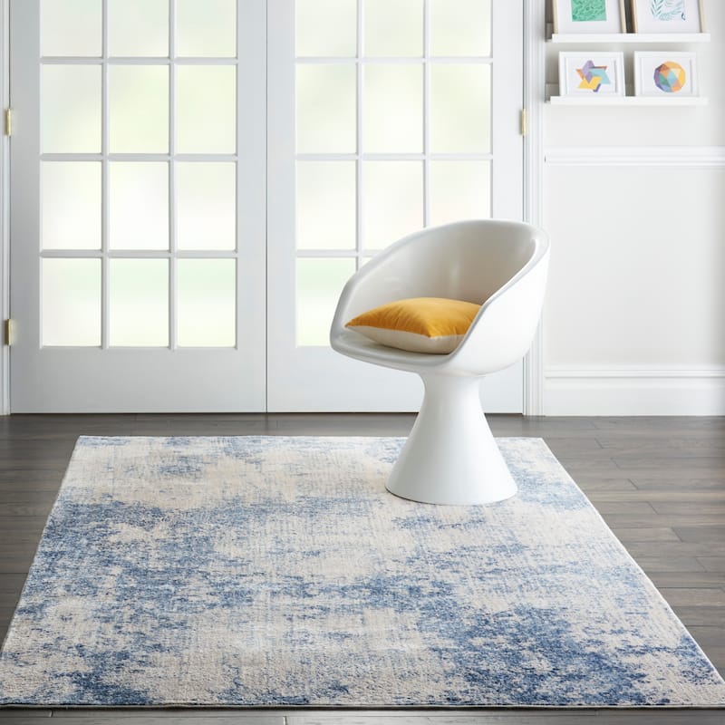 Nourison Sleek Textures Abstract Area Rug