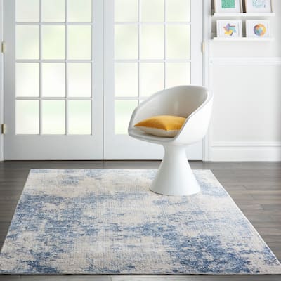 Nourison Sleek Textures Abstract Area Rug