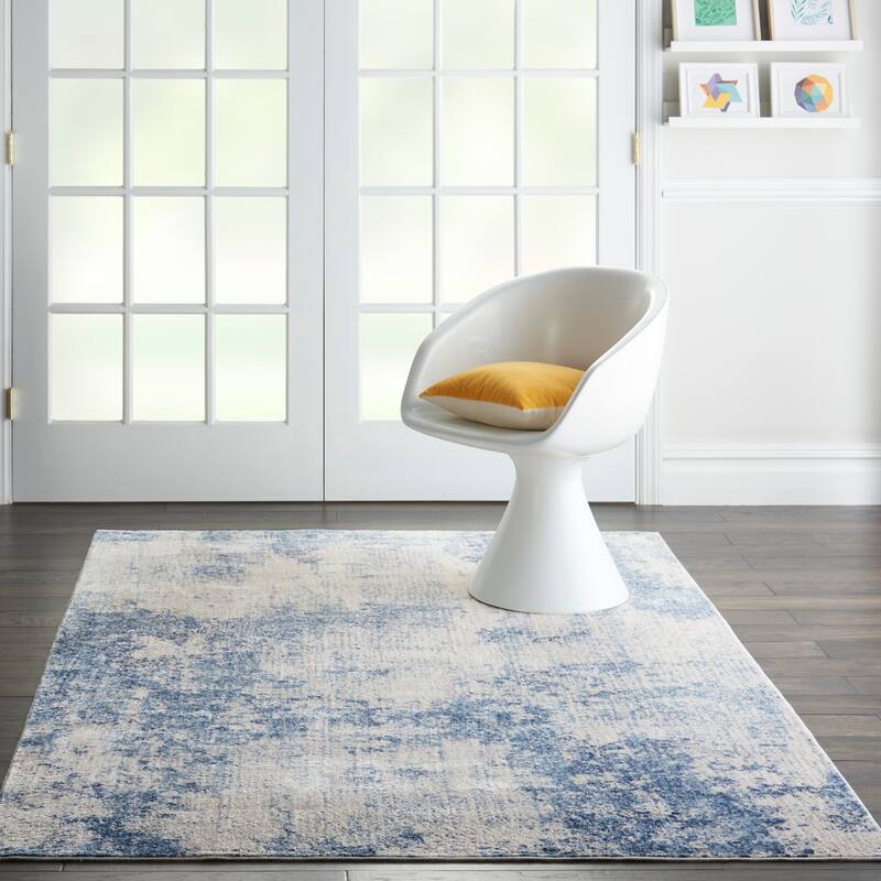 Nourison Sleek Textures Abstract Area Rug