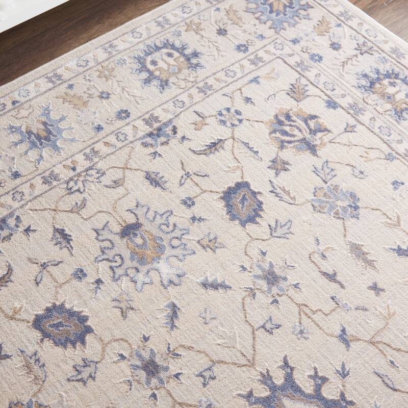 Nourison Sleek Textures Floral Area Rug