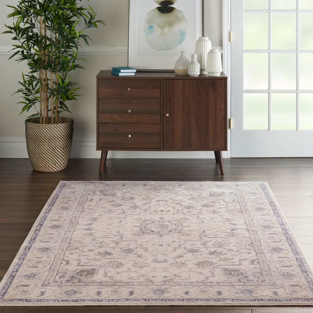 Nourison Sleek Textures Traditional Area Rug