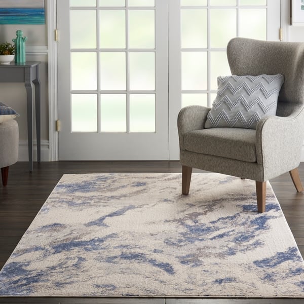Porch & Den Heartwood Textured Marble Area Rug | Overstock.com Shopping ...
