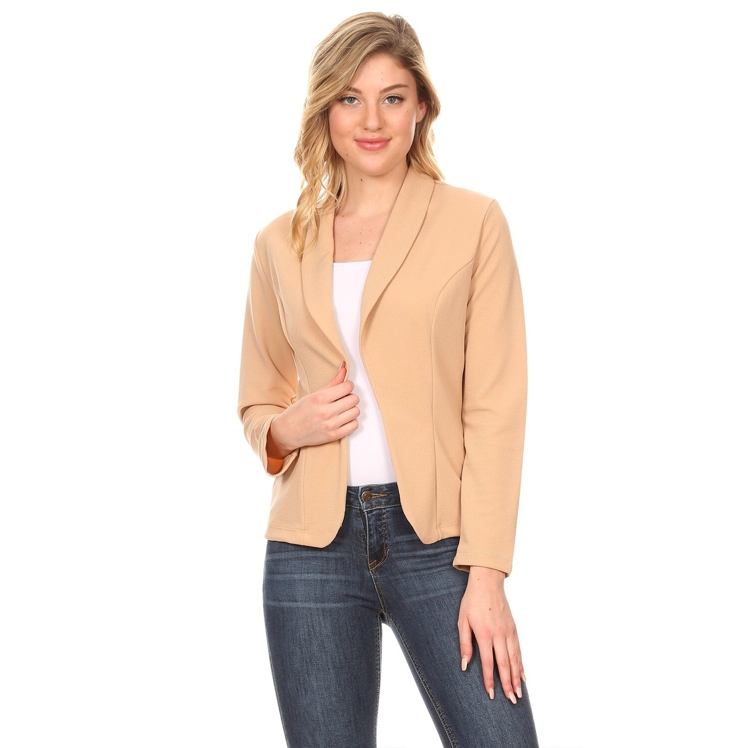 Kanzd Blazers for Women Casual Fashion Tie Dye Stripe Print Open Front Long Sleeve Work Office Jackets Blazer Cardigan 