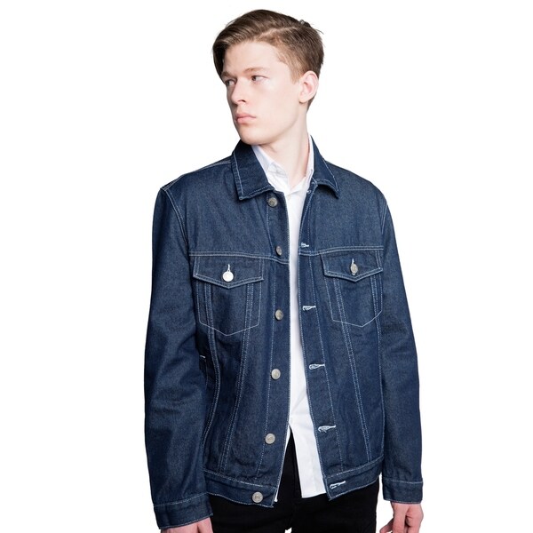 indigo denim jacket mens