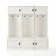 preview thumbnail 12 of 13, Fremont 3 Pc Entryway Kit - Three Towers In Distressed White