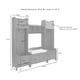 preview thumbnail 11 of 13, Fremont 3 Pc Entryway Kit - Three Towers In Distressed White