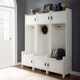 preview thumbnail 6 of 13, Fremont 3 Pc Entryway Kit - Three Towers In Distressed White