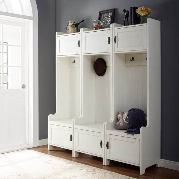 slide 2 of 15, Fremont 3 Pc Entryway Kit - Three Towers In Distressed White