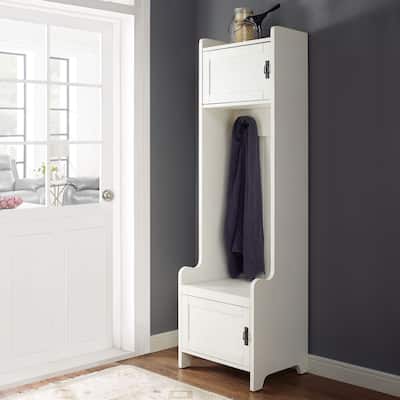 Crosley Fremont Entryway Tower In Distresed White