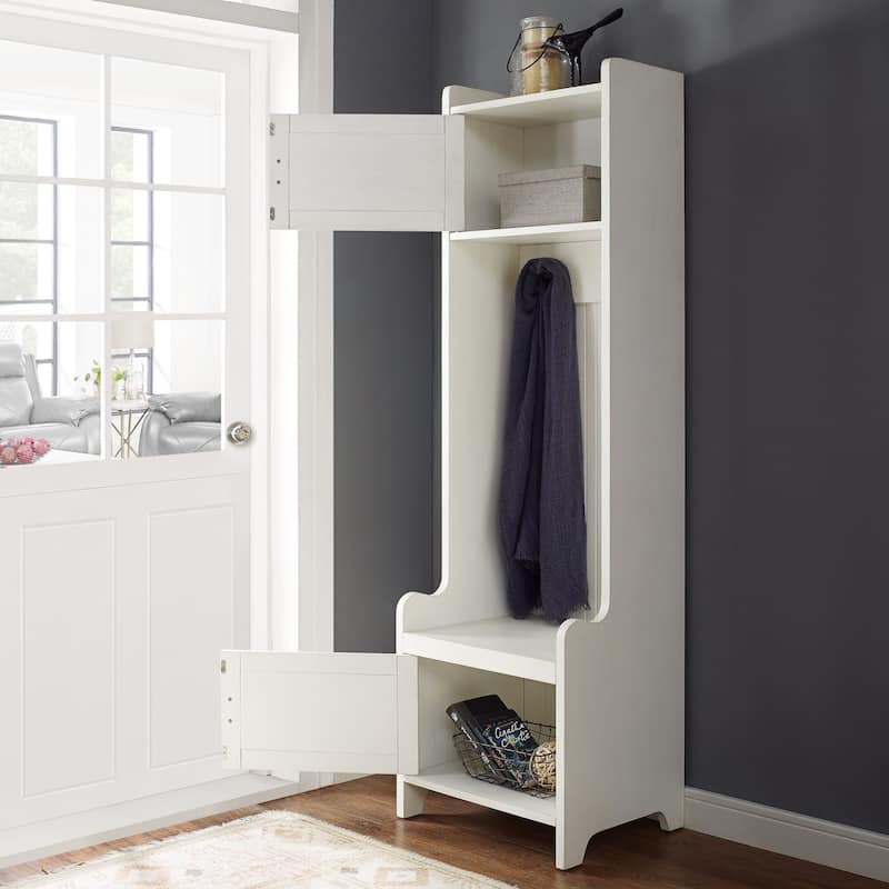 Crosley Fremont Entryway Tower In Distresed White