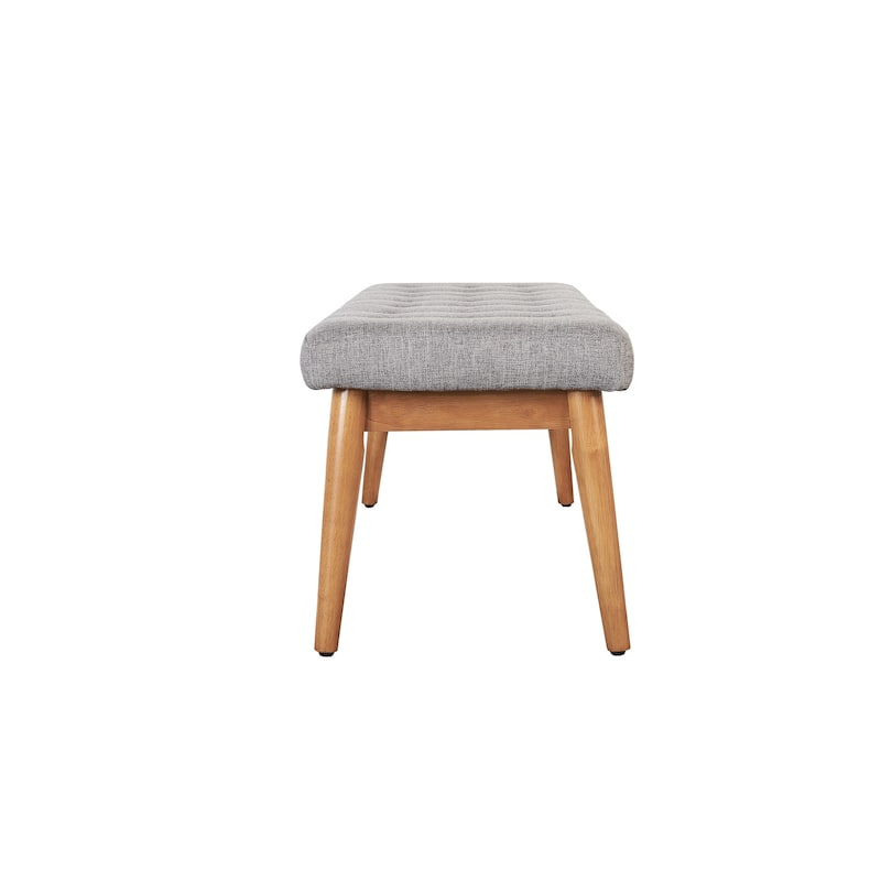 Crosley Landon Upholstered Bench In Acorn - 43.25 "W x 16 "D x 16.88 "H