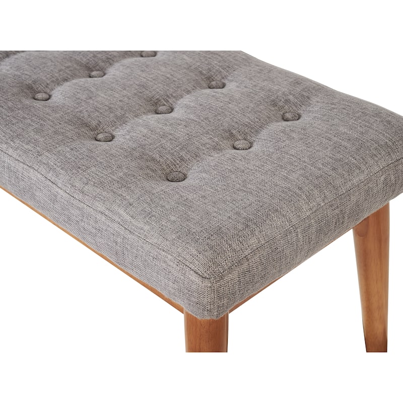 Crosley Landon Upholstered Bench In Acorn - 43.25 "W x 16 "D x 16.88 "H