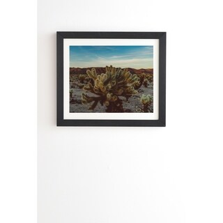Deny Designs Cholla Cactus Framed Wall Art (3 Frame Colors) - Blue ...