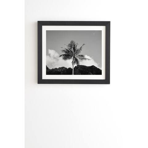 Deny Designs Hawaiian Palm Framed Wall Art (3 Frame Colors) - Black