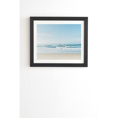 Deny Designs California Surfing Framed Wall Art (3 Frame Colors) - Blue