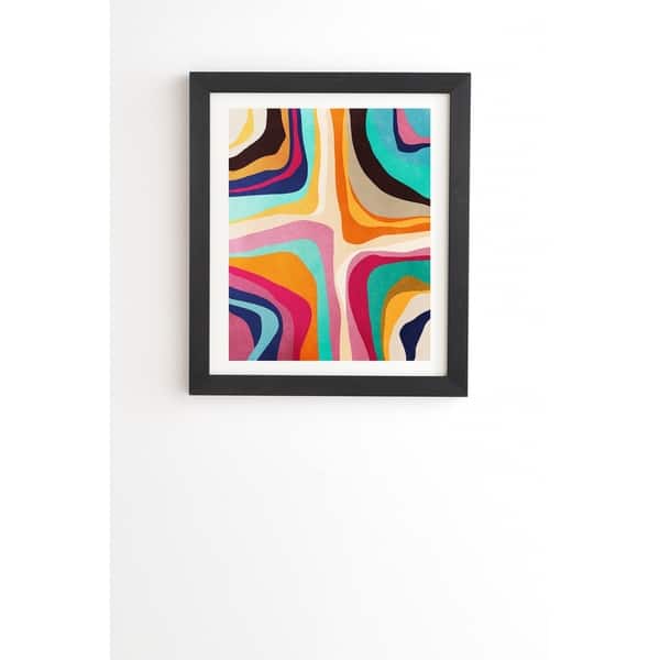 Deny Designs Psychedelic Abstract Framed Wall Art (3 Frame Colors ...