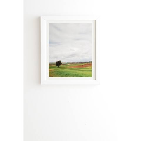 Deny Designs Country Field Framed Wall Art (3 Frame Colors) - Grey