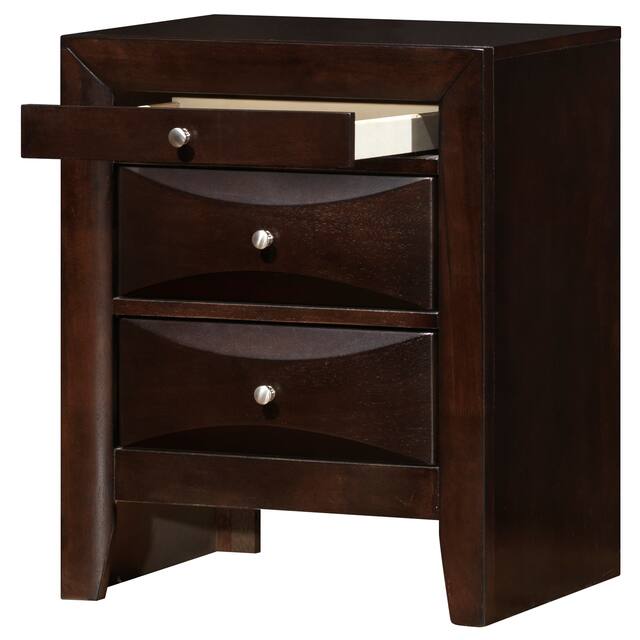 LYKE Home Marcy Cappuccino Nightstand