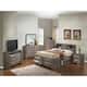 LYKE Home Marcy Gray Nightstand