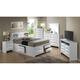 LYKE Home Marcy White Nightstand