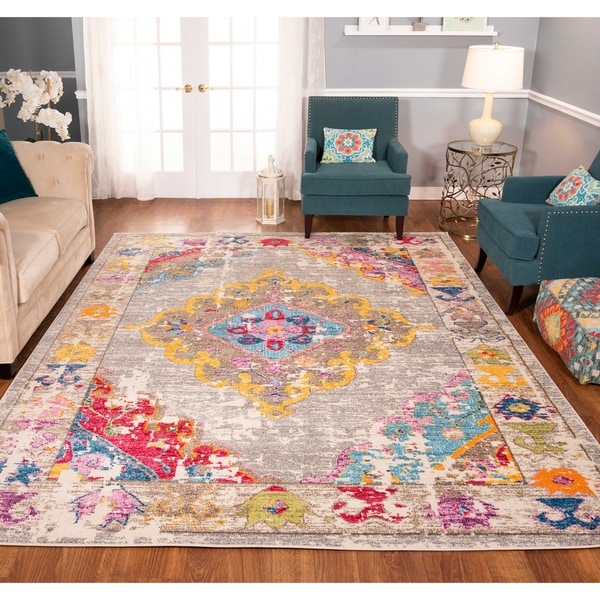 The Curated Nomad Rincon Distressed Multicolor Rug