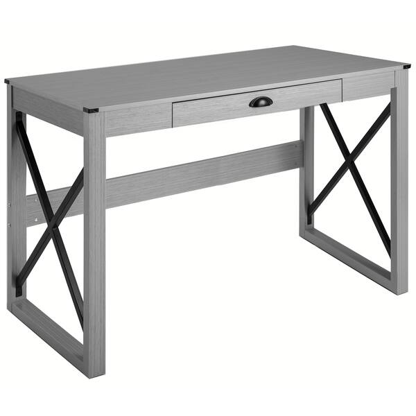 Shop Modernluxe Modern Style Writing Table Wood Desk With Drawer