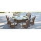 preview thumbnail 2 of 14, 7-piece Outdoor Dining Set Round Table with Chairs by Moda Furnishings