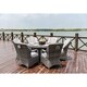 preview thumbnail 16 of 14, 7-piece Outdoor Dining Set Round Table with Chairs by Moda Furnishings