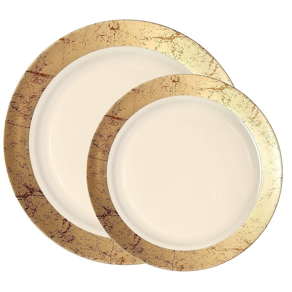 plastic marble plates