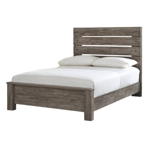 slide 1 of 2, Cazenfeld Rustic Panel Bed.