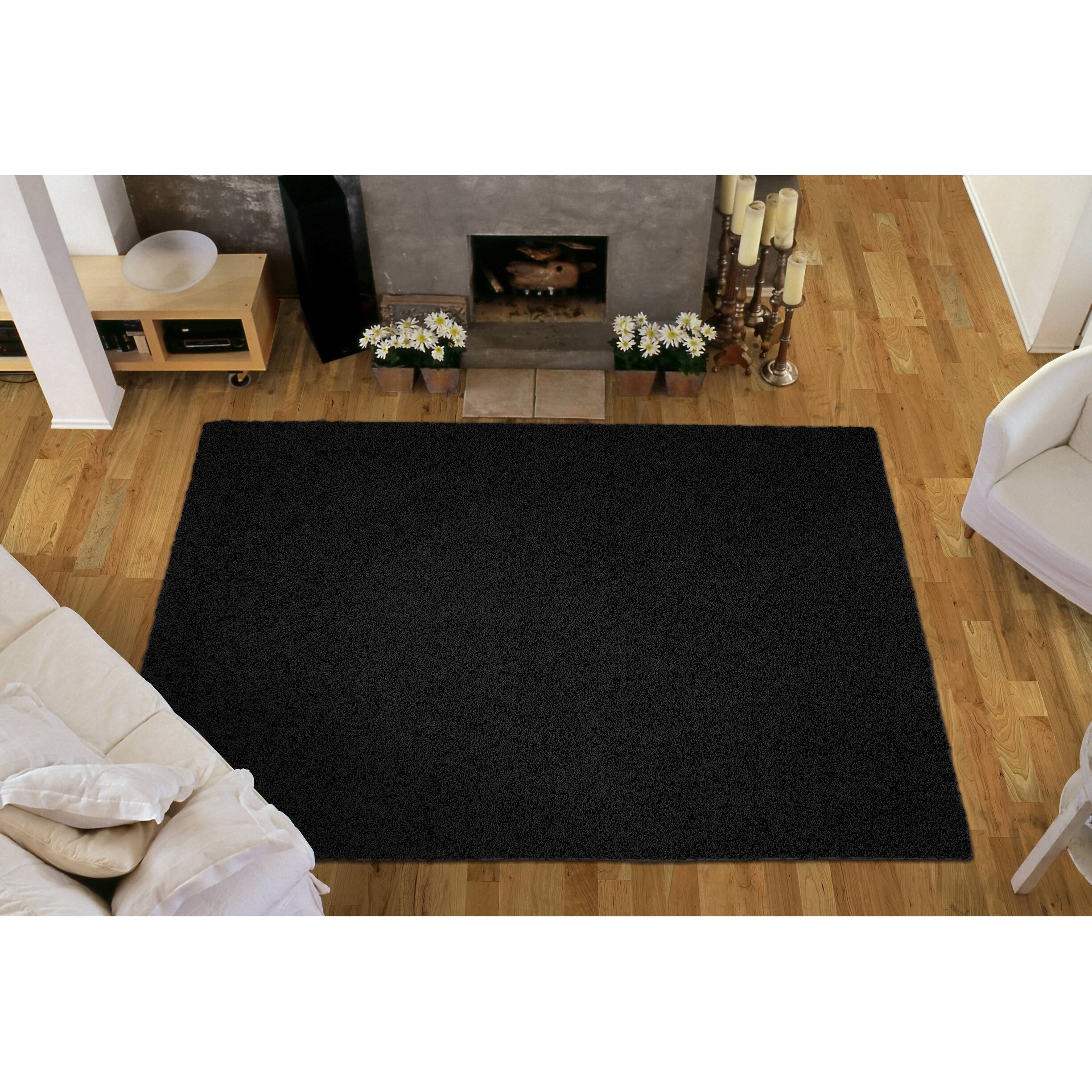 Shop Southpointe Shag 7 6 X 9 6 Large Living Room Area Rug 7 6 X 9 6 Overstock 27189916
