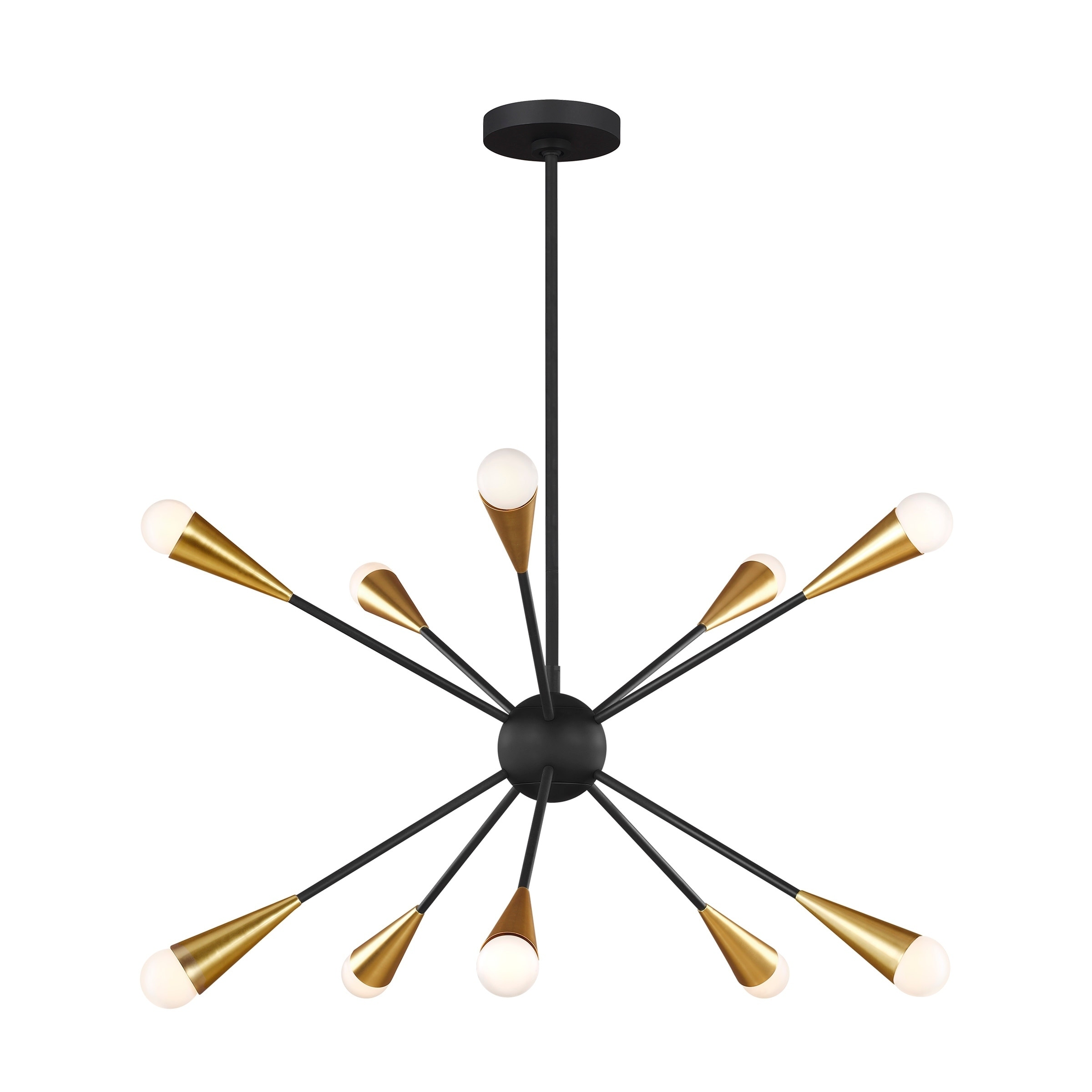 Jax Midnight Black Steel 10-light Chandelier - Chandeliers For Bedrooms by Overstock.com