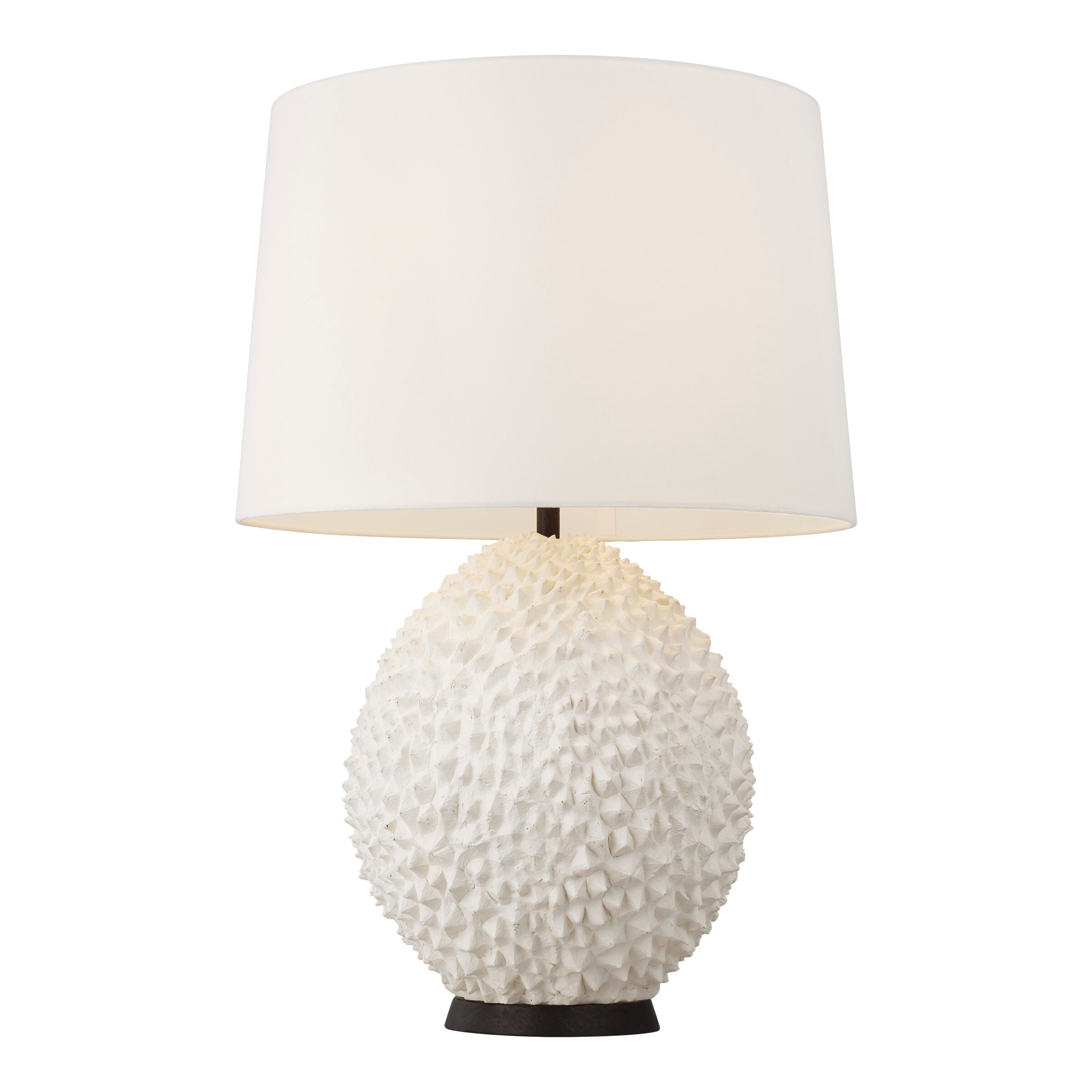 matte white table lamp