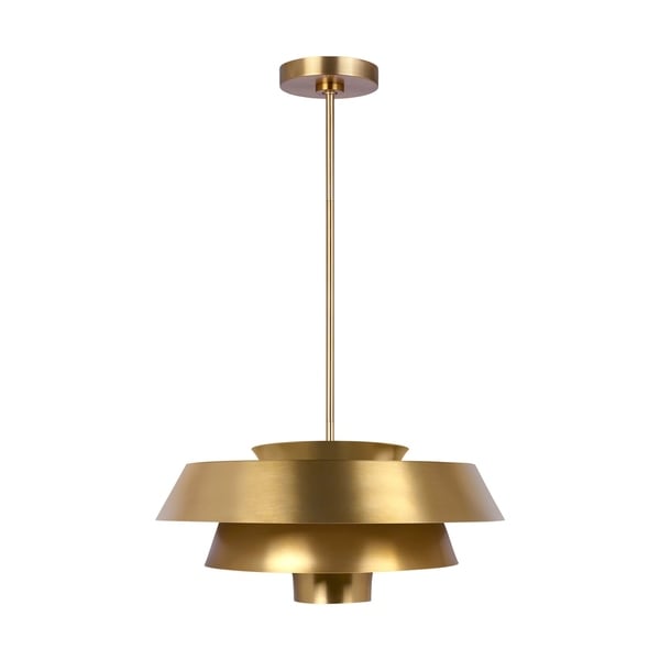 Brisbin Steel 1-light 3-tier Pendant with Stacked Shades. Opens flyout.