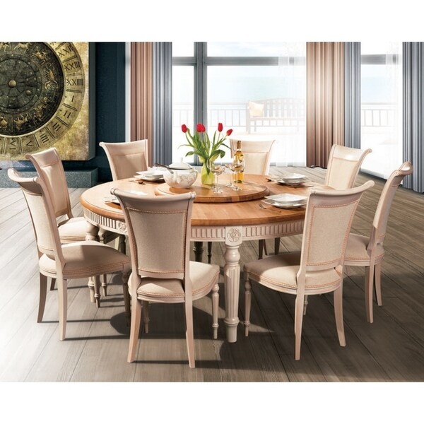 Shop BALI 180 Solid Wood Round Dining Table - Natural Oak ...