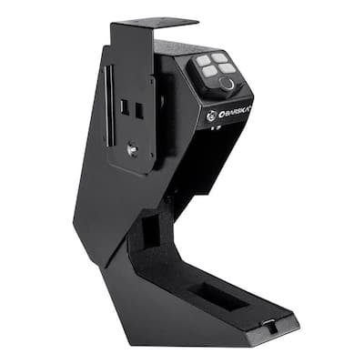 Barska Quick Access Biometric Handgun Desk Safe - Black