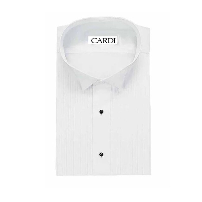 Classix Mens Colored Tuxedo Shirts 1//8 Inch Pleat Wing Collar