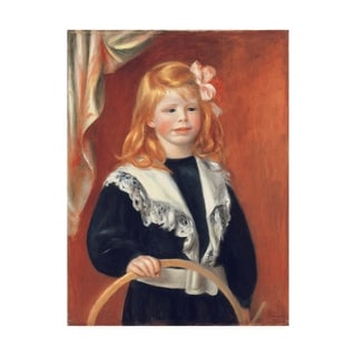 Pierre Auguste Renoir 'Portrait de Jean Renoir' Canvas Art - On Sale ...