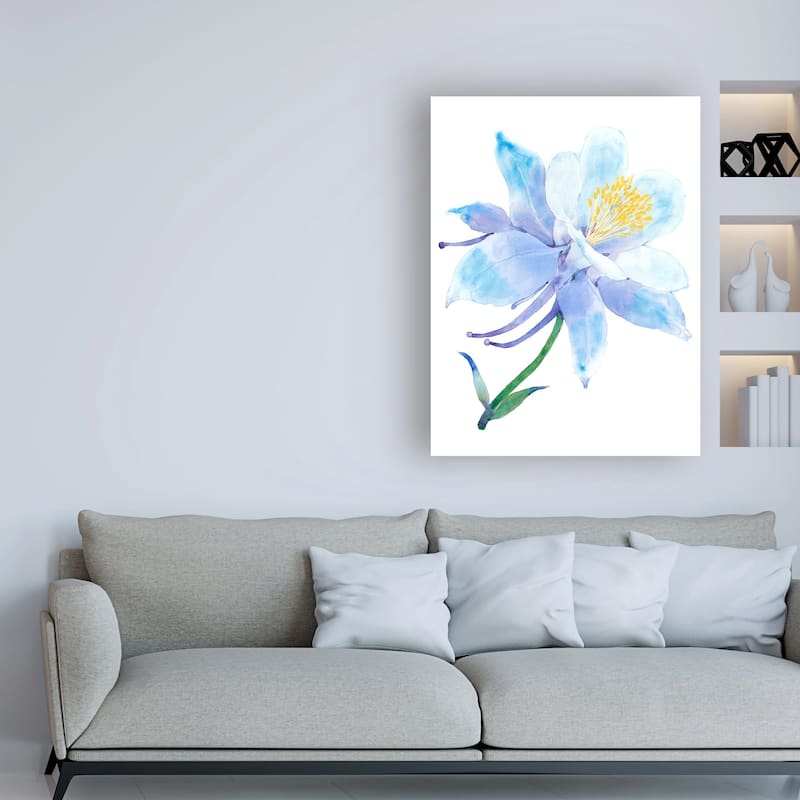 Tim Otoole 'columbine Bloom I' Canvas Art - Bed Bath & Beyond - 27191145