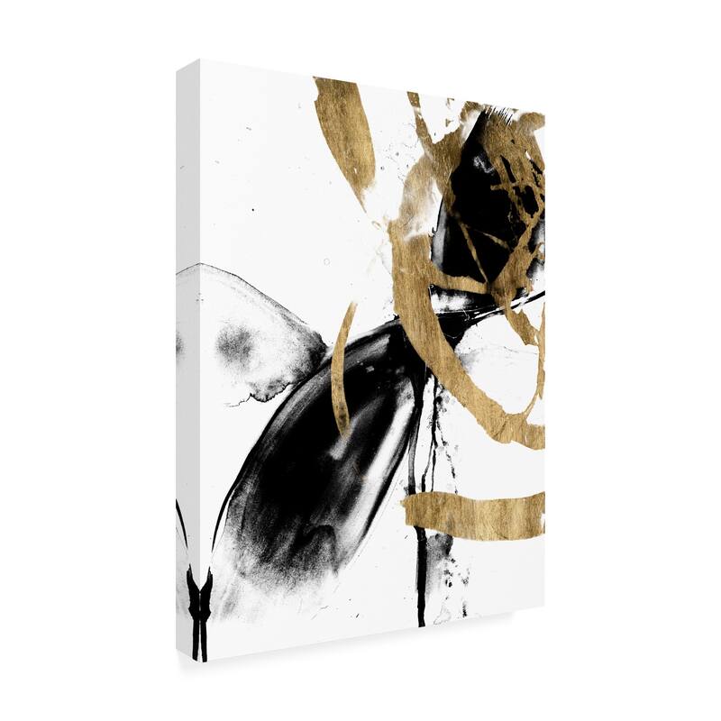 Jennifer Goldberger 'Sliced Vortex I' Canvas Art