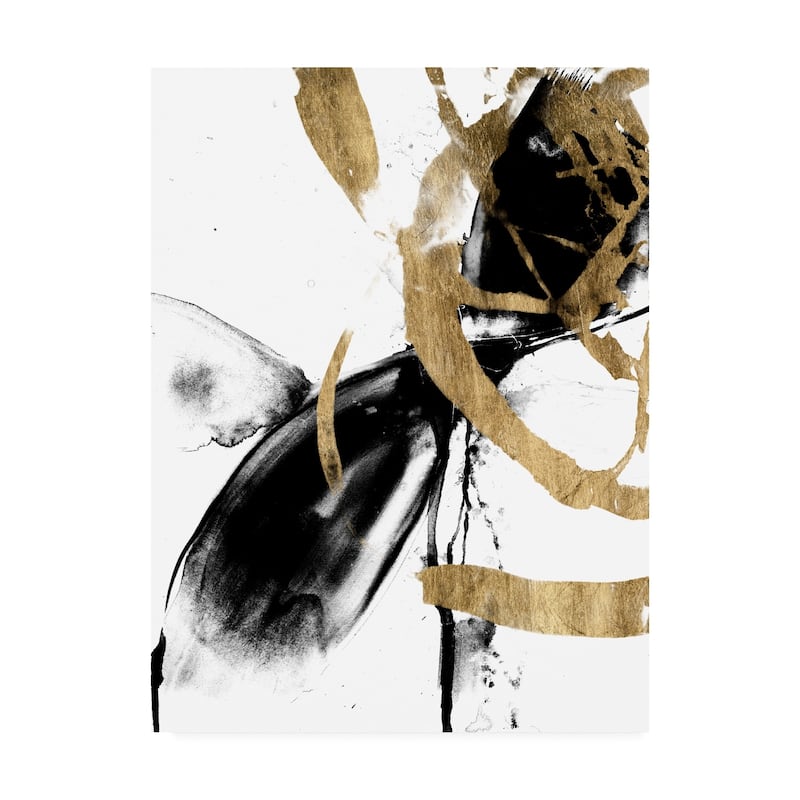 Jennifer Goldberger 'Sliced Vortex I' Canvas Art